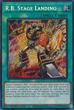 R.B. Stage Landing (V.1 - Secret Rare) - Duelist’s Advance (Secret Rare) [DUAD-096]