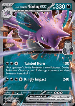 Team Rocket's Nidoking ex - SV Black Star Promos (Promo) [SVP-217]