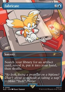 Fabricate (V.1) - Secret Lair Drop Series: The Sonic Superdrop (Rare) [SLDTS-2090]