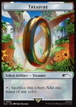 Treasure Token - Secret Lair Drop Series: The Sonic Superdrop (Token) [SLDTS-2094]
