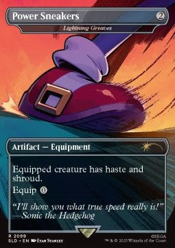 Lightning Greaves (V.1) - Secret Lair Drop Series: The Sonic Superdrop (Rare) [SLDTS-2099]
