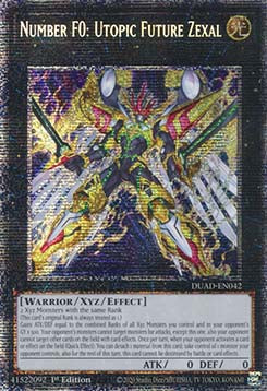 Number F0: Utopic Future Zexal (V.2 - Starlight Rare) - Duelist’s Advance (Starlight Rare) [DUAD-042]
