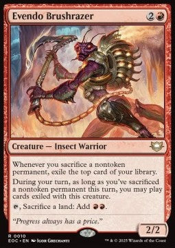 Evendo Brushrazer - Commander: Edge of Eternities (Rare) [EOC-10]