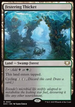 Festering Thicket - Commander: Edge of Eternities (Rare) [EOC-21]