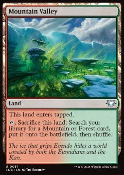 Mountain Valley - Commander: Edge of Eternities (Uncommon) [EOC-61]