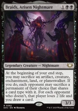 Braids, Arisen Nightmare - Commander: Edge of Eternities (Rare) [EOC-82]