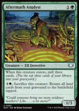 Aftermath Analyst - Commander: Edge of Eternities (Uncommon) [EOC-91]