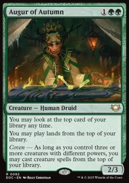 Augur of Autumn - Commander: Edge of Eternities (Rare) [EOC-92]