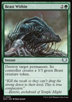 Beast Within - Commander: Edge of Eternities (Uncommon) [EOC-93]