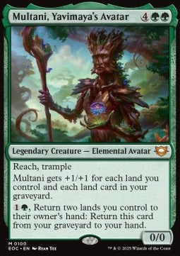 Multani, Yavimaya's Avatar - Commander: Edge of Eternities (Mythic) [EOC-100]