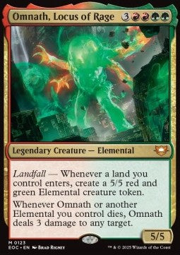 Omnath, Locus of Rage - Commander: Edge of Eternities (Mythic) [EOC-123]