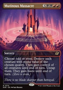 Mutinous Massacre (V.1) - Edge of Eternities: Extras (Rare) [XEOE-314]