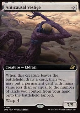 Anticausal Vestige (V.1) - Edge of Eternities: Extras (Rare) [XEOE-317]