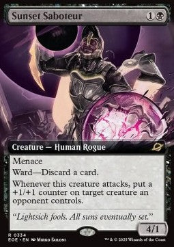 Sunset Saboteur - Edge of Eternities: Extras (Rare) [XEOE-334]