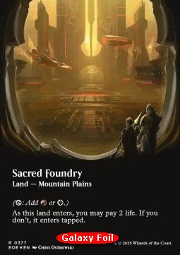 Sacred Foundry (V.2) - Edge of Eternities: Extras (Rare) [XEOE-377]