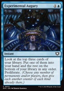 Experimental Augury - Commander: Edge of Eternities (Common) [EOC-73]
