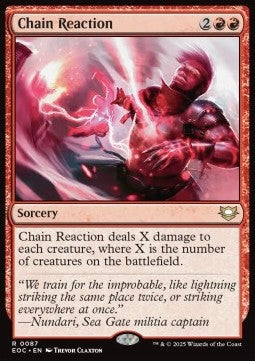 Chain Reaction - Commander: Edge of Eternities (Rare) [EOC-87]