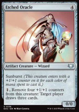 Etched Oracle - Commander: Edge of Eternities (Uncommon) [EOC-136]