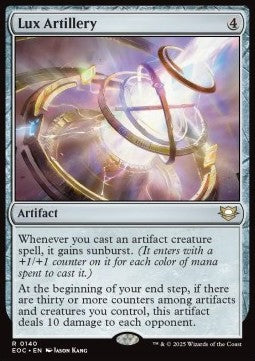 Lux Artillery - Commander: Edge of Eternities (Rare) [EOC-140]