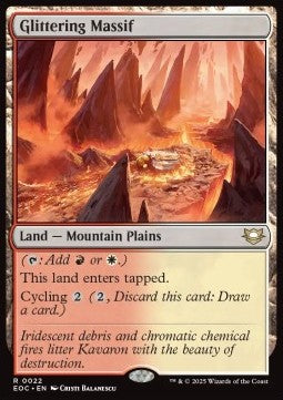 Glittering Massif - Commander: Edge of Eternities (Rare) [EOC-22]