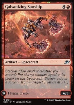 Galvanizing Sawship - Edge of Eternities (Uncommon) [EOE-136]