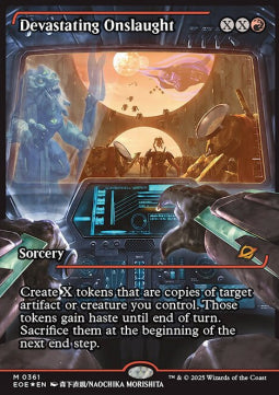 Devastating Onslaught (V.2) - Edge of Eternities: Extras (Mythic) [XEOE-361]