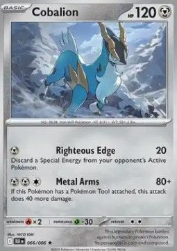 Cobalion - Black Bolt (Rare) [BLK-066]