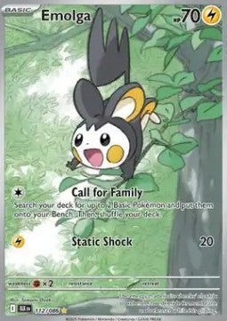 Emolga - Black Bolt (Illustration Rare) [BLK-112]