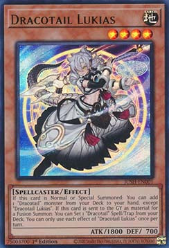 Dracotail Lukias (V.1 - Ultra Rare) - Justice Hunters (Ultra Rare) [JUSH-001]