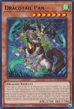 Dracotail Pan (V.1 - Rare) - Justice Hunters (Rare) [JUSH-003]