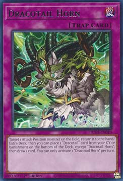 Dracotail Horn (V.1 - Rare) - Justice Hunters (Rare) [JUSH-010]