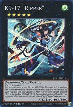 K9-17 "Ripper" (V.1 - Super Rare) - Justice Hunters (Super Rare) [JUSH-035]