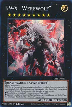 K9-X "Werewolf" - Justice Hunters (Super Rare) [JUSH-037]