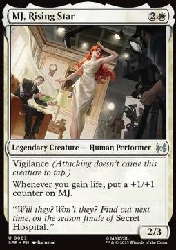MJ, Rising Star - Magic: The Gathering | Marvel's Spider-Man: Eternal (Uncommon) [SPE-3]