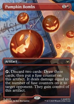 Pumpkin Bombs - Magic: The Gathering | Marvel's Spider-Man: Eternal (Rare) [SPE-26]