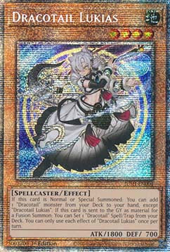 Dracotail Lukias (V.3 - Starlight Rare) - Justice Hunters (Starlight Rare) [JUSH-001]