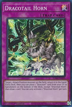 Dracotail Horn (V.2 - Super Rare) - Justice Hunters (Super Rare) [JUSH-010]