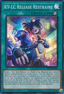 K9-LC Release Restraint (V.2 - Super Rare) - Justice Hunters (Super Rare) [JUSH-038]