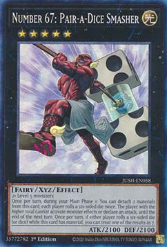 Number 67: Pair-a-Dice Smasher (V.3 - Collectors Rare) - Justice Hunters (Collectors Rare) [JUSH-058]