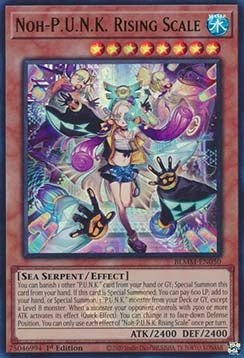 Noh-P.U.N.K. Rising Scale (V.1 - Ultra Rare) - Battles of Legend: Monster Mayhem (Ultra Rare) [BLMM-050]