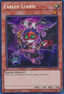 Fabled Lurrie (V.1 - Secret Rare) - Battles of Legend: Monster Mayhem (Secret Rare) [BLMM-104]