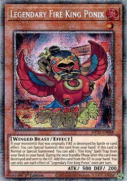 Legendary Fire King Ponix - 2025 Mega-Pack Tin (Starlight Rare) [MP25-048]