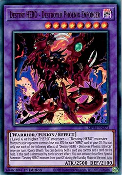 Destiny HERO - Destroyer Phoenix Enforcer - 2025 Mega-Pack Tin (Ultra Rare) [MP25-273]