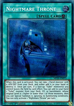 Nightmare Throne - 2025 Mega-Pack Tin (Secret Rare) [MP25-072]