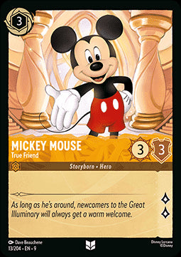 Mickey Mouse - True Friend - Fabled (Uncommon) [9FAB-13]