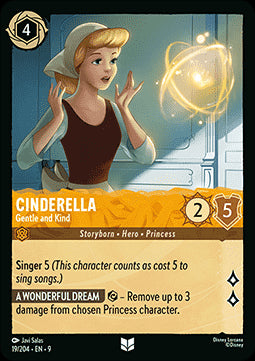 Cinderella - Gentle and Kind - Fabled (Uncommon) [9FAB-19]