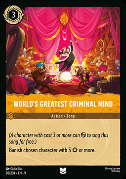 World's Greatest Criminal Mind - Fabled (Uncommon) [9FAB-30]