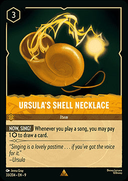 Ursula's Shell Necklace - Fabled (Rare) [9FAB-33]