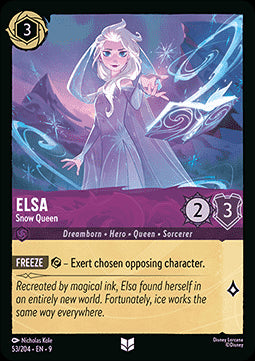 Elsa - Snow Queen (V.1) - Fabled (Uncommon) [9FAB-53]