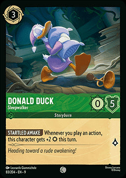 Donald Duck - Sleepwalker - Fabled (Common) [9FAB-83]